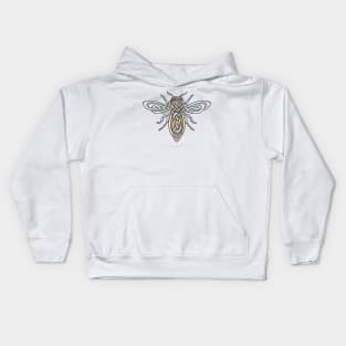 Celtic Honey Bee Kids Hoodie